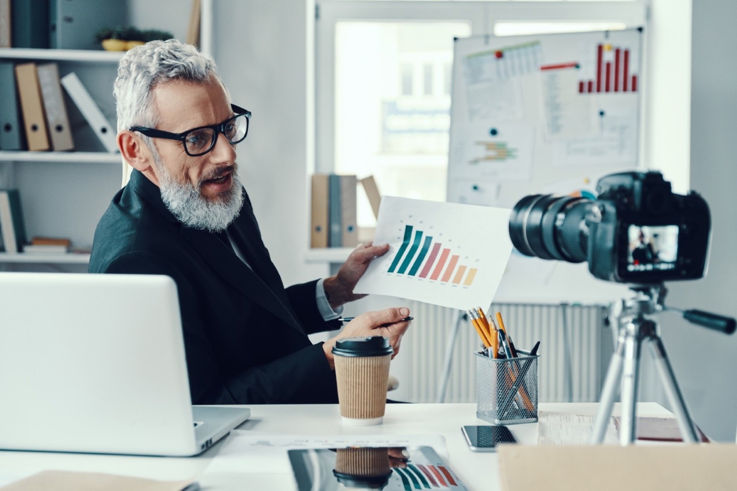 Confident business owner — Google Ads lead generation campaign